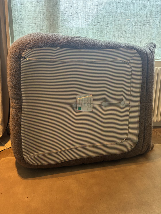 Image 1 of Ligne Roset Togo Fauteuil - donker bruin bouclé