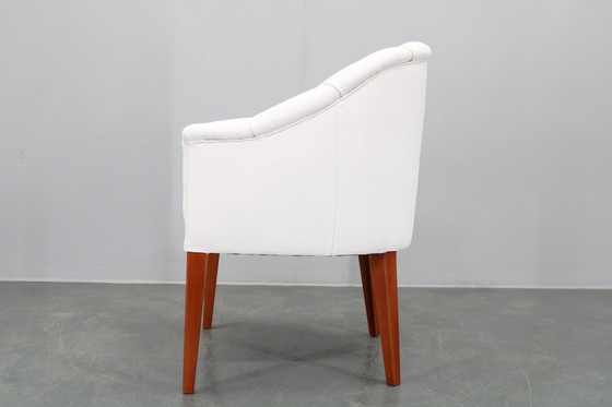 Image 1 of Vintage lederen gerestaureerde fauteuil, Tsjecho-Slowakije