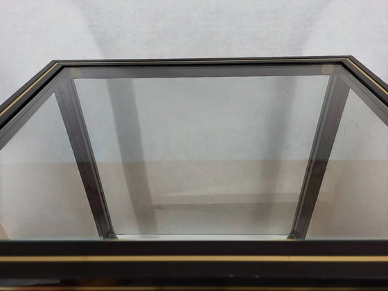 Jaren 70 Pierre Vandel wandrek/vitrinekast – Aluminium, Glass (photo 3 of 10)