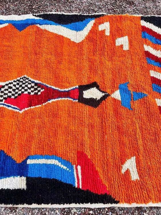 Marokkaans Berber vloerkleed gedecoreerd 200cmx300cm – Vloerkleden en tapijten, Wool, Bohemian (photo 9 of 10)