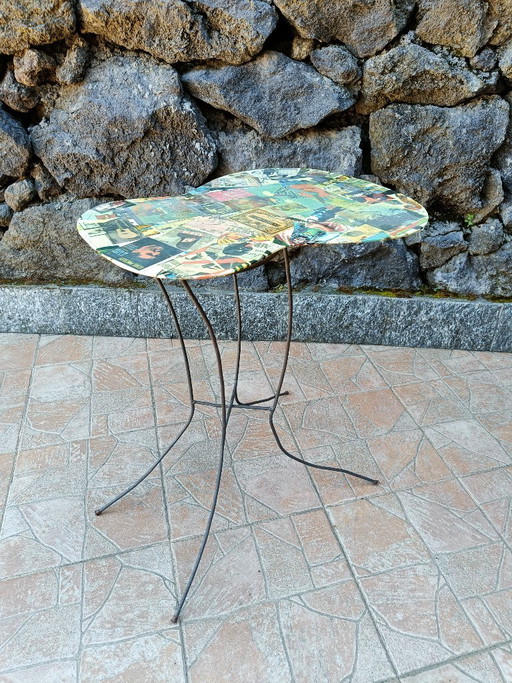 70er Couchtisch Signiert Italienisches Schuldesign