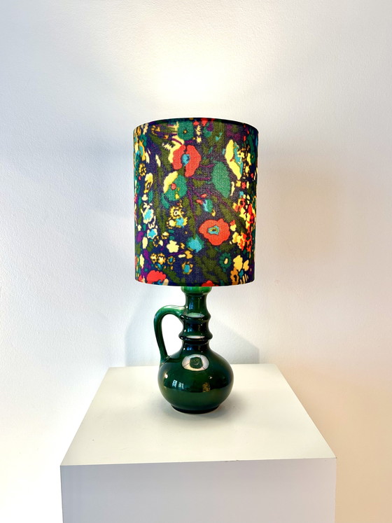Image 1 of Sfeervolle tafellamp - zonder kabels - gemaakt van een gerecyclede Jopeko-vaas.