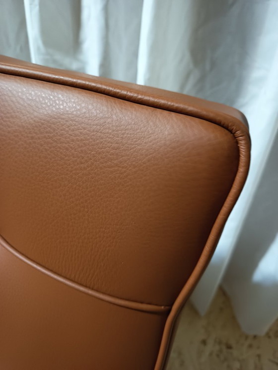 Image 1 of Sillones KNOLL Studio Barcelona (NUEVA Serie 2026) en piel natural (color coñac)