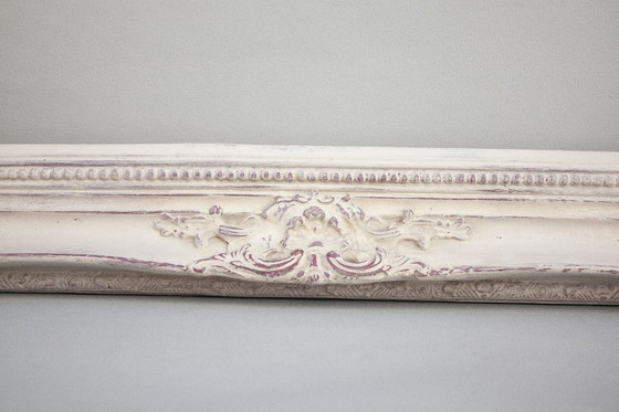 Image 1 of Vintage barokke houten lijst, handgemaakt, in Lodewijk XVI-stijl.