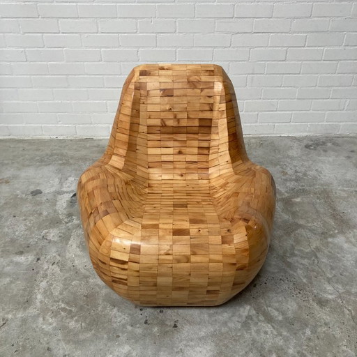 Fauteuil Club Monsieur par Max Jungblut – Wood (photo 2 of 11)