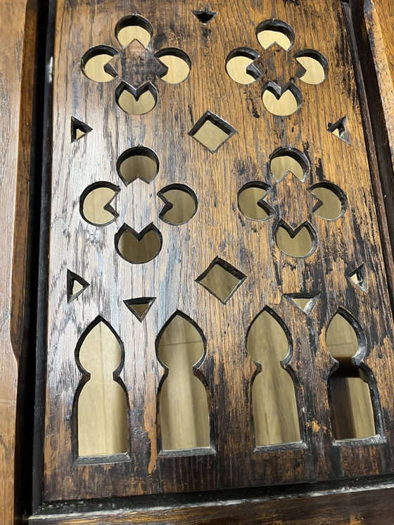 Image 1 of Two Gothic armchairs