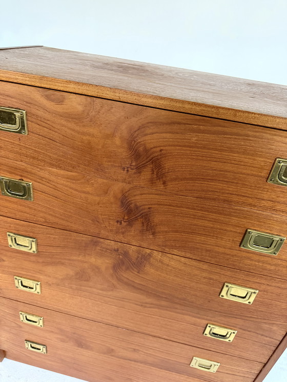 Image 1 of Vintage Deense teakhouten ladekast, Henning Korch ‘70