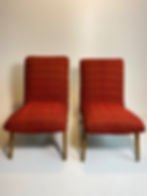 Jens Risom Poltrona Lounge Chair Anni '40 '50 Rosso Boucle Vostra Knoll – Poltrone (photo 28 of 38)