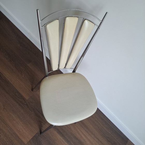 Image 1 of Vintage Chroméplast chair in Soudex Vinyl - Retro design