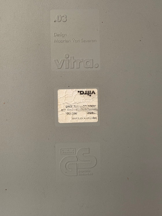 Image 1 of Set van 6 Vitra .03 eetkamerstoelen van Maarten Van Severen