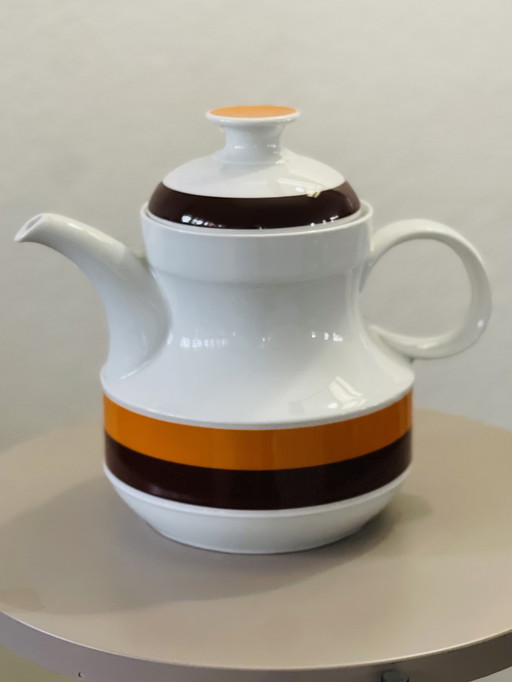 Vintage Bavaria Schumann Arzberg Theepot – Retro 70s – Mid-Century Modern