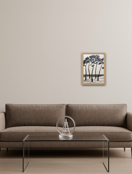 Image 1 of India ink on natural paper.  Format 30x21cm.