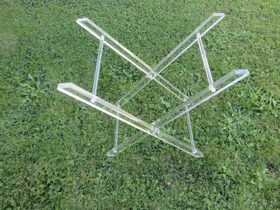 Image 1 of Roche Bobois Plexiglas Side Table, 1970