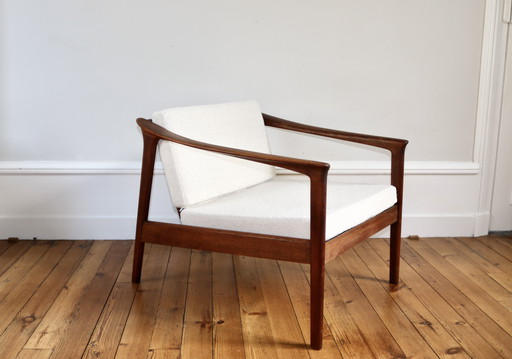 Folke Ohlsson "Colorado" 1960 Scandinavian Vintage Teak Armchair