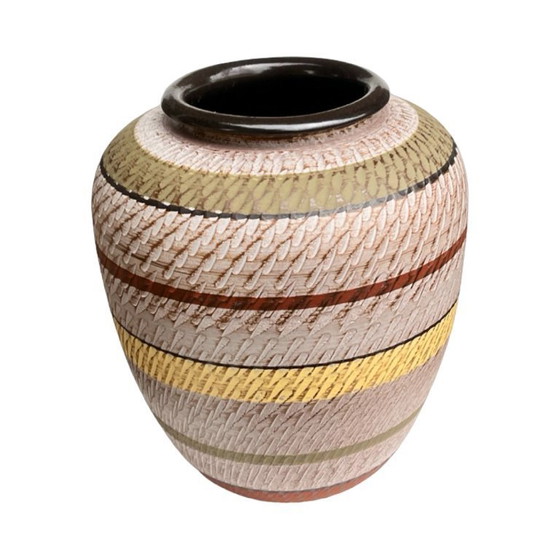 Image 1 of Dümler & Breiden Bodenvase „Faux Klinker“, Typ 29/25, Deutschland 1970er Jahre