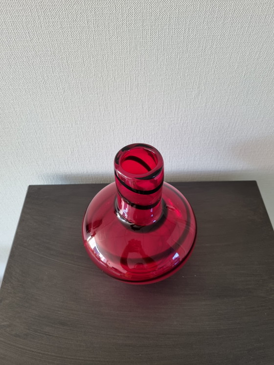 Image 1 of Gran jarrón de Murano con espirales de los años ochenta