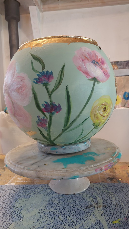 Hand-painted vase