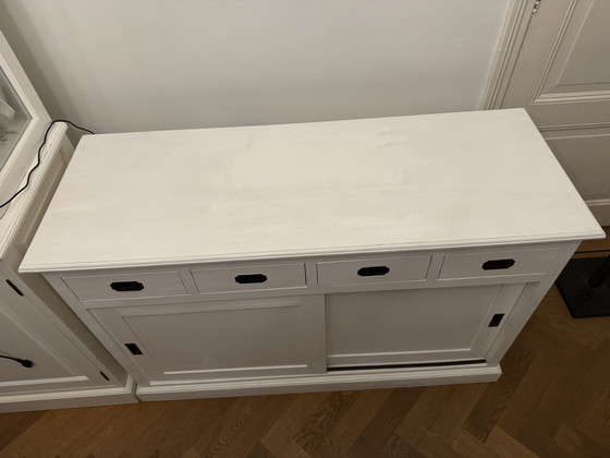 Image 1 of Bright Living wit teakhouten dressoir