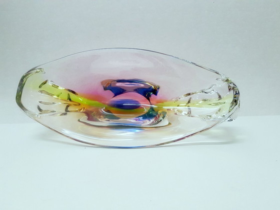 Image 1 of Bowl /Hand free blown glass / Josef Rozinek 