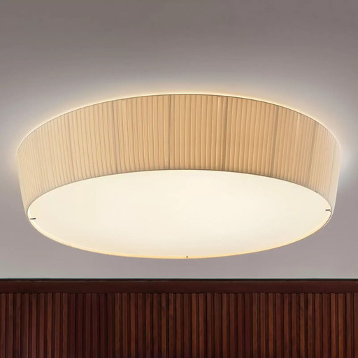 Bover Ceiling Set 95 Textile Ceiling Lamp Cream (1 Meter Diameter)