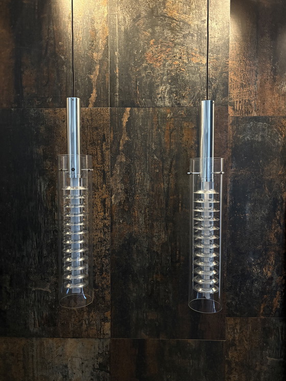 Image 1 of Lampada a sospensione di design (2) Glashütte Limburg