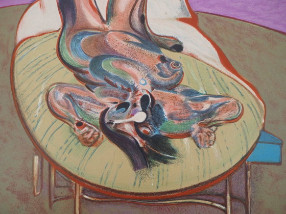 Francis Bacon: Liggende naaktfiguur, lithografieposter – Paper (photo 4 of 5)