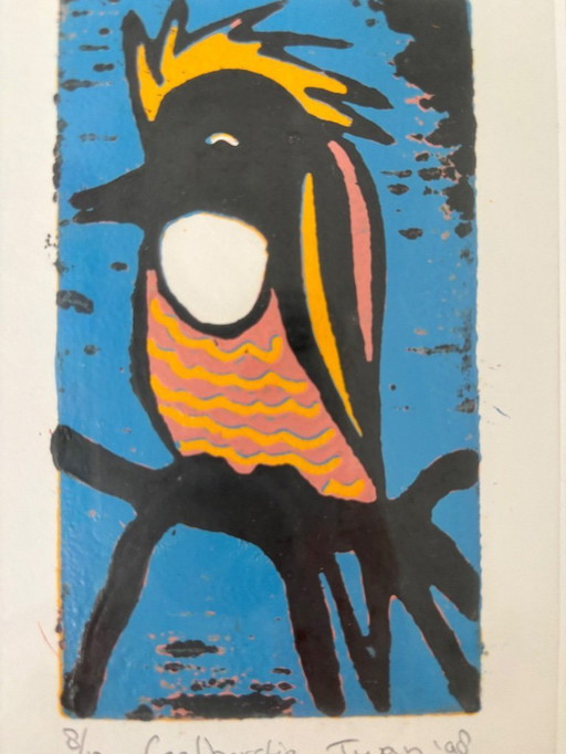 2 linogravures de Twan de Vos