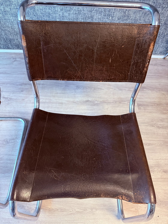 Image 1 of 3 Vintage Mart Stam S 33 Cantilever Chairs for Thonet