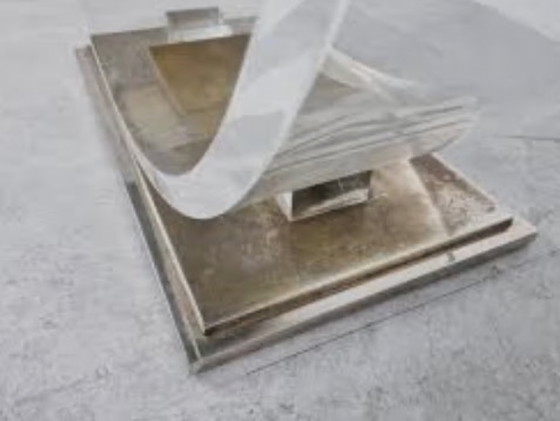 2 Belgochrom Beistelltische – Glass, Plexiglass (photo 4 of 5)
