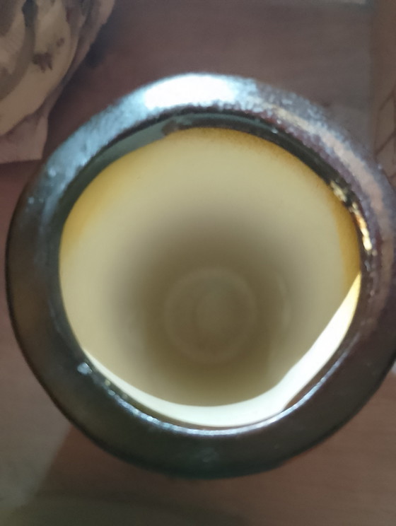 Image 1 of Art Nouveau aardewerken vaas, ossenbloedkleur, G. De Bryun, 1920-1930