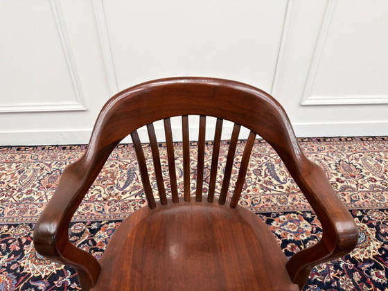 Sedia da ufficio americana classica in stile inglese – Sedie da ufficio, Metal, Wood (photo 5 of 8)