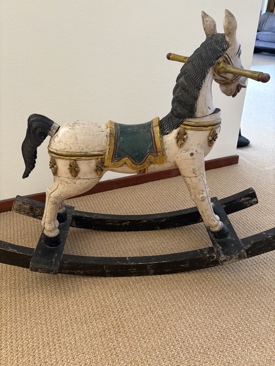 Image 1 of Vintage rocking horse