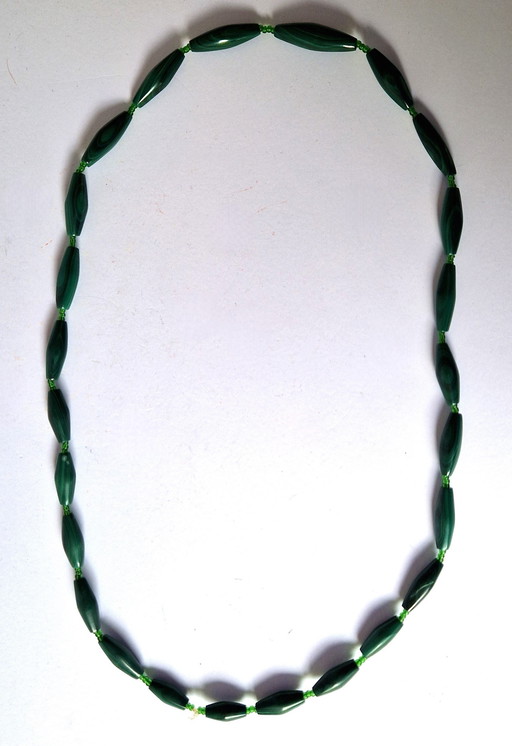 Collier de malachite - 74 cm