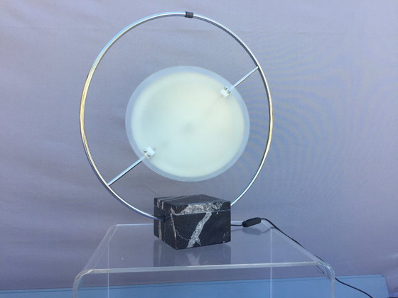 Image 1 of LUCIEN GAU LAMPE SATURNE VINTAGE