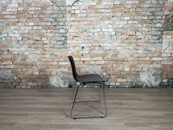 Image 1 of 4x Vitra HAL RE Sledge marrone