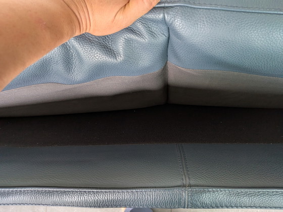 Image 1 of Divano di design Leolux Antipode - Pelle blu scuro - Condizioni eccellenti