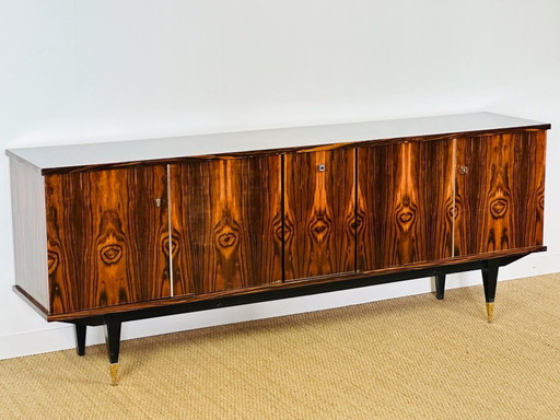 Art Deco dressoir in Macassar, Frankrijk, jaren 1950