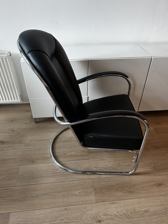 Image 1 of 2 Gispen AA fauteuil zwart. Prijs is per stuk. 