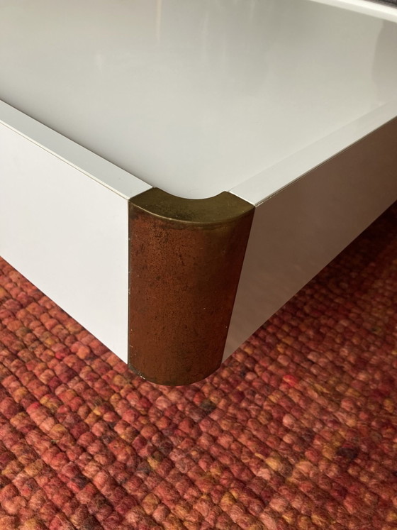 Couchtisch, Couchtische, Holz, Messing, Gold (Foto 8 von 11)