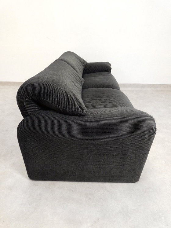 Image 1 of Cassina Maralunga 2,5 places - bicolore noir/gris