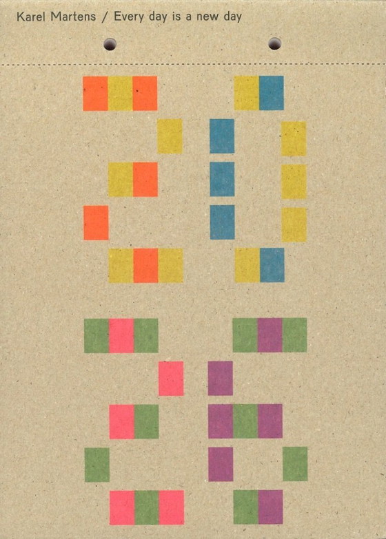 Image 1 of karel Martens 'every day is a new day" 2026 