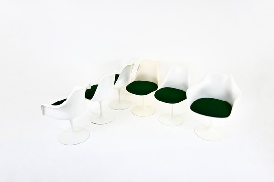 Image 1 of Sedie da pranzo Tulip di Eero Saarinen per Knoll International, anni '70, set di 6