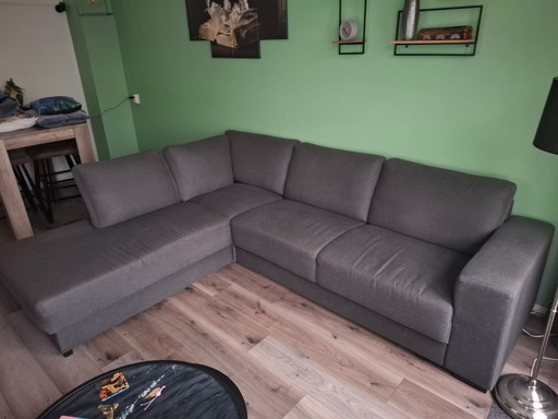 Divano angolare antracite