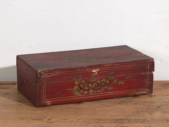 Antica cassa asiatica rossa (c.1900) #13 – Cassettiere (photo 36 of 40)