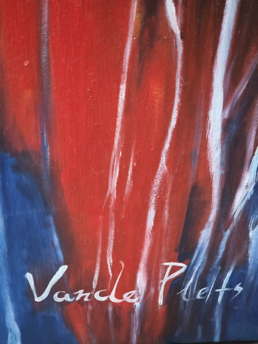 'Image' Text Painting John Lennon Art 80 X 121 Cm. – schilderijen tekeningen, Canvas, Wood (photo 2 of 5)