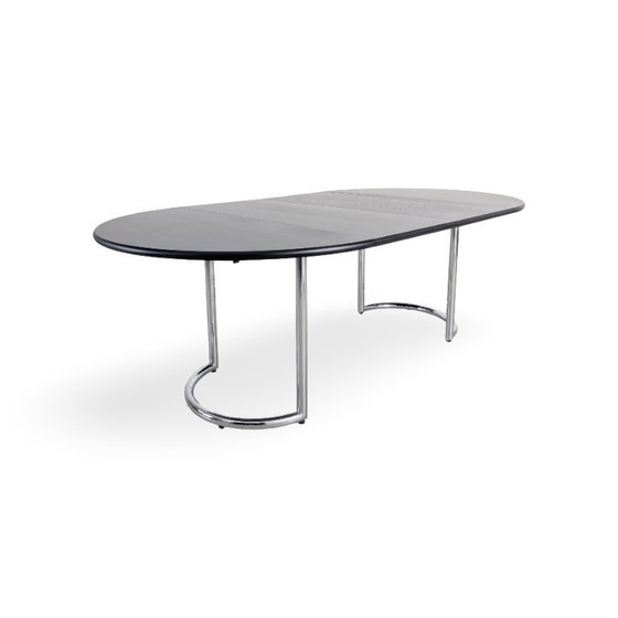 Image 1 of Original Läsko Exclusive Extendable Dining Table Midcentury Bauhaus