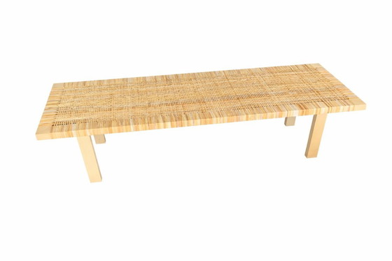 Image 1 of Panca da pranzo in rattan IKEA STOCKHOLM – ispirata all'iconica BM0488 (1958)