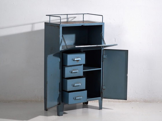 Armadietto da officina vintage in metallo (c.1950) #2 – Iron, Industrieel (photo 23 of 40)