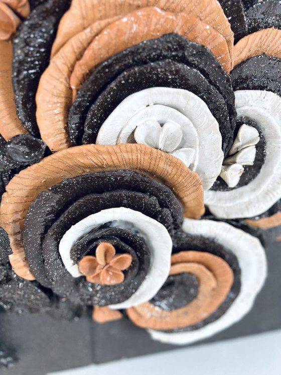 Image 1 of Danish Wall Panel Ceramic Chicken '60