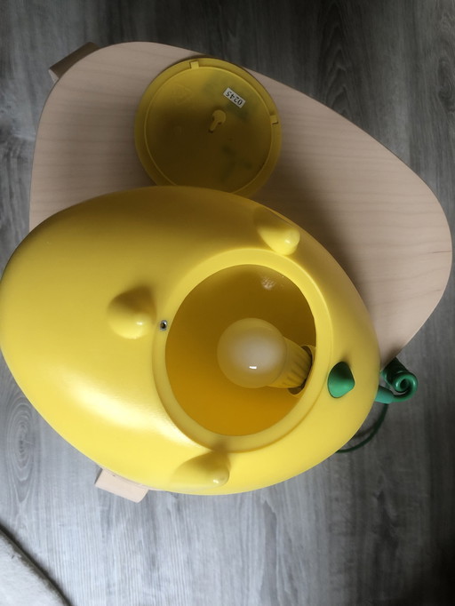 Lampe tafel gele Ikea Lov vintage